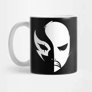 Angry Mask - White Mug